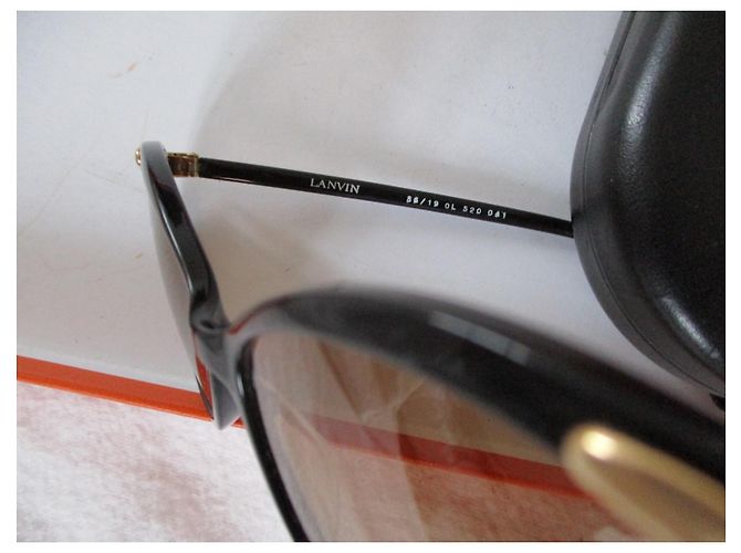 Lanvin Butterfly Sunglasses. Nero - vista 5