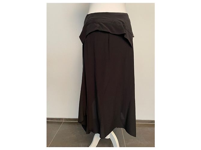 Falda de seda Faith Connexion negra Negro - vista 7