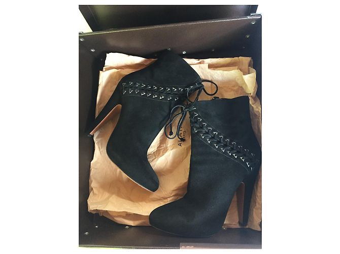 Autre Marque Botines AZZEDINE ALAIA en ante negro Talla 37 - vista 2