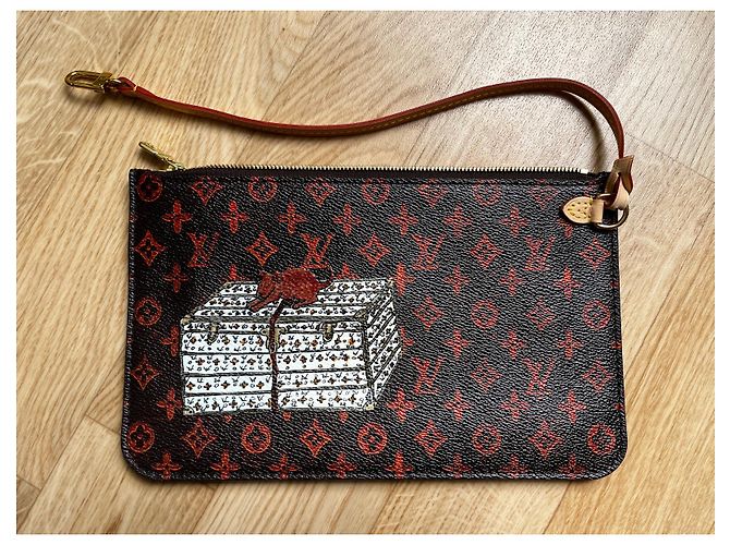 Louis Vuitton Catograma Neverfull MM Castaño - vista 10