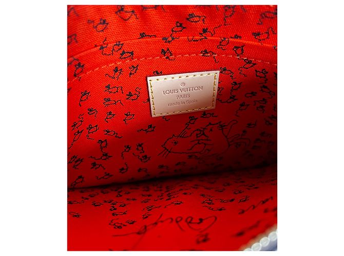 Louis Vuitton Catograma Neverfull MM Castaño - vista 15