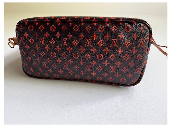 Louis Vuitton Catograma Neverfull MM Castaño - vista 4