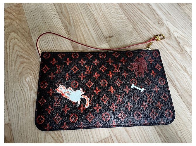 Louis Vuitton Catograma Neverfull MM Castaño - vista 9