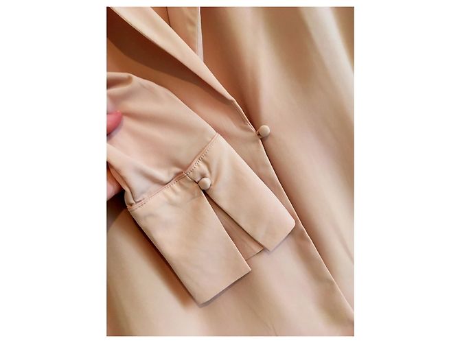 Autre Marque Blusa Rosa Rubor con Escote Profundo Melocotón Carne - vista 8
