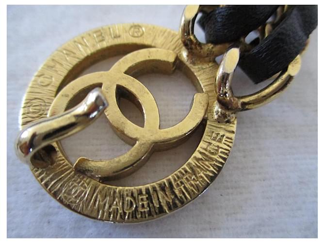 Chanel catena foderata e cintura in pelle. Gold hardware - vista 3