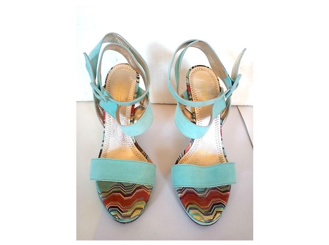 Missoni Mules compensées - vue 2