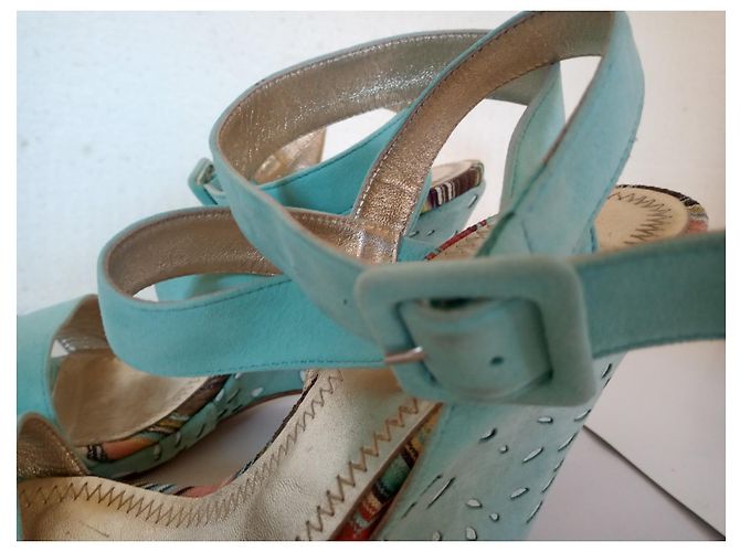 Missoni Mules compensées - vue 7