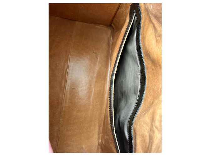 Borsa da Dottore Céline in Pelle Marrone - vista 11