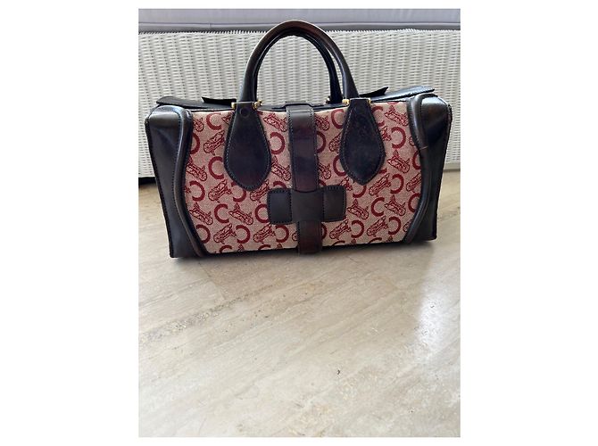 Borsa da Dottore Céline in Pelle Marrone - vista 14