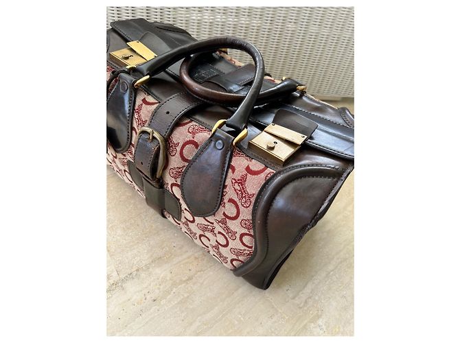 Borsa da Dottore Céline in Pelle Marrone - vista 15
