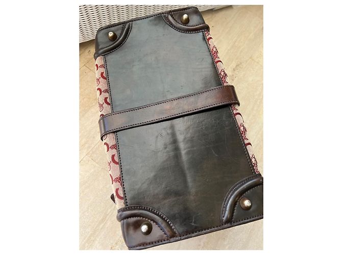 Borsa da Dottore Céline in Pelle Marrone - vista 6