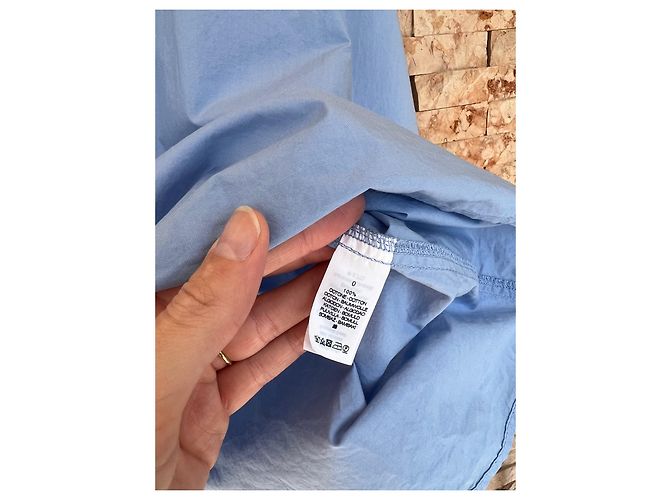 Blusa Forte Forte de algodón azul - vista 3
