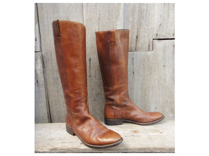 Autre Marque Botas de montar Regain de piel marrón talla 38 Castaño - vista 2