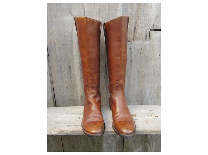 Autre Marque Botas de montar Regain de piel marrón talla 38 Castaño - vista 3