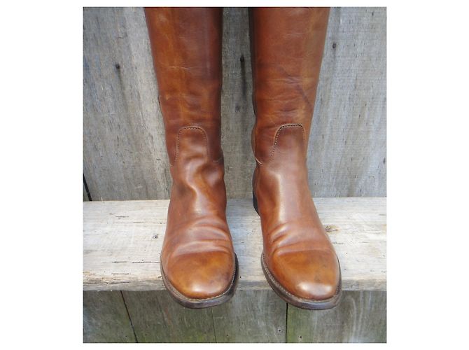 Autre Marque Botas de montar Regain de piel marrón talla 38 Castaño - vista 4