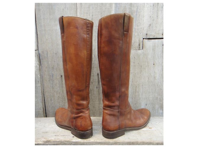 Autre Marque Botas de montar Regain de piel marrón talla 38 Castaño - vista 5
