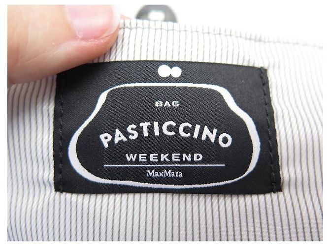 NOVA BOLSA DE FIM DE SEMANA MAX MARA PAsticCINO EM COURO NAPA COR-DE-ROSA - vista 10