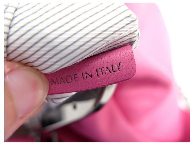 NOVA BOLSA DE FIM DE SEMANA MAX MARA PAsticCINO EM COURO NAPA COR-DE-ROSA - vista 11