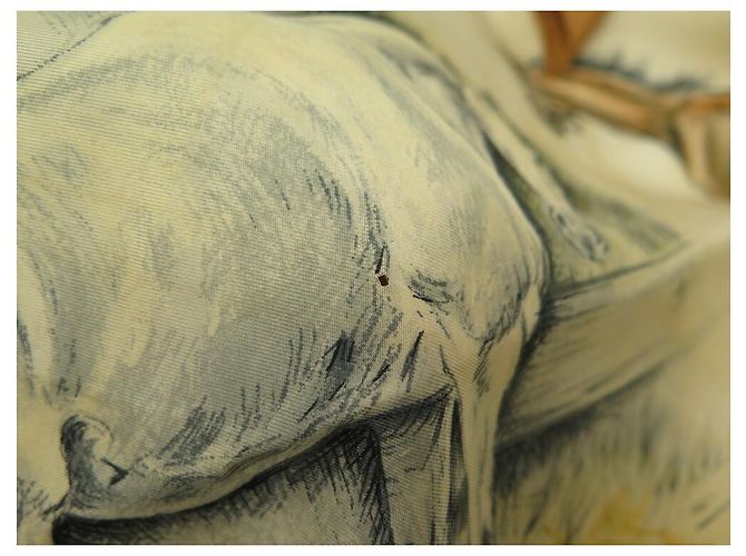 Hermès SCIARPA VINTAGE HERMES I puledri XAVIER DE PORET CARRE 90 Sciarpa seta Marrone - vista 8