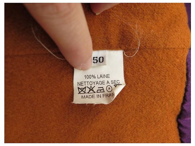 NOVA JAQUETA ARNYS FORESTIERE M 50 COLETE NOVO DE LÃ LARANJA - vista 3