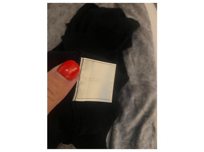 Top Chanel negro de viscosa talla 38 - vista 10