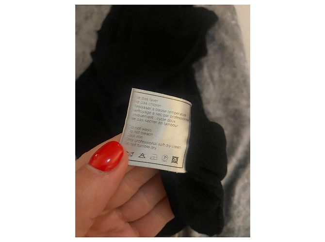 Top Chanel negro de viscosa talla 38 - vista 11