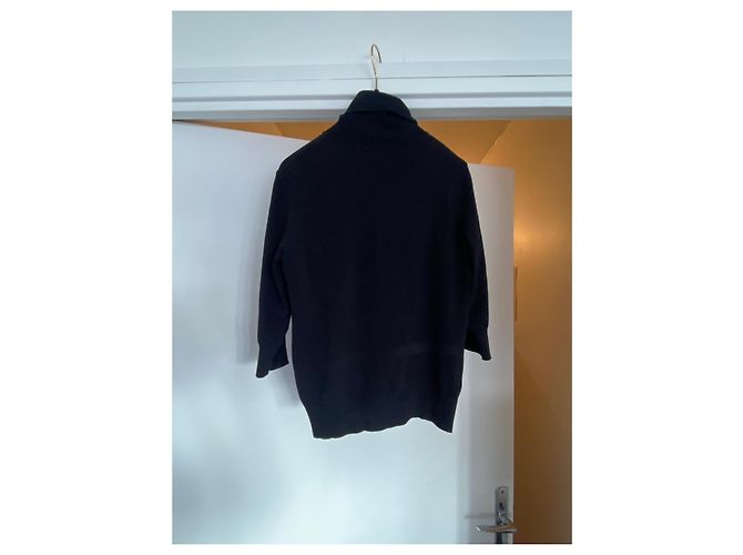 Top Chanel negro de viscosa talla 38 - vista 2