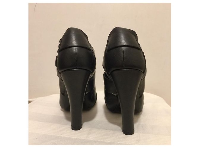 Bottega Veneta Gladiator-Sandalen mit Absatz Schwarz - Ansicht 5