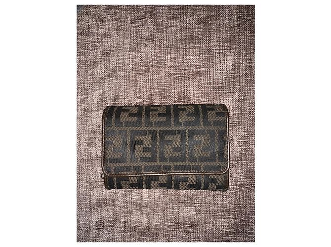 Fendi Ledergeldbörse Braun - Ansicht 2