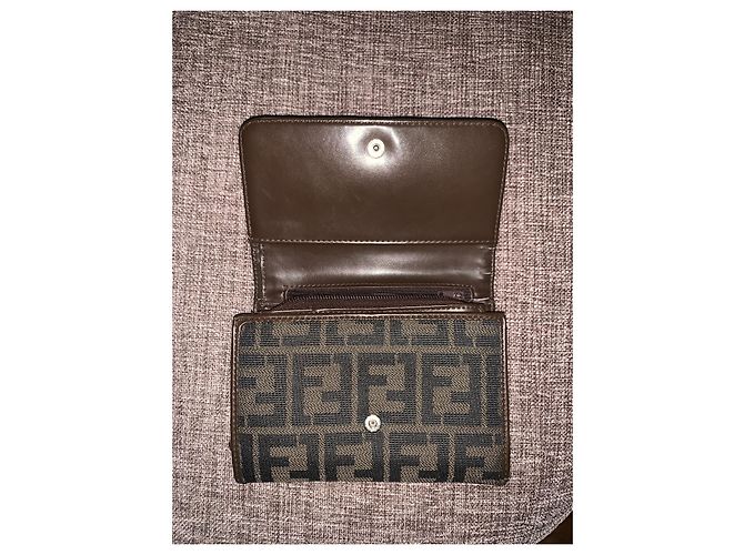 Fendi Ledergeldbörse Braun - Ansicht 4