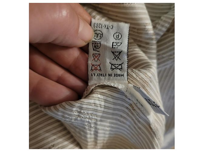 Hemd von Marina Rinaldi mit gefütterter Brust Beige - Ansicht 5