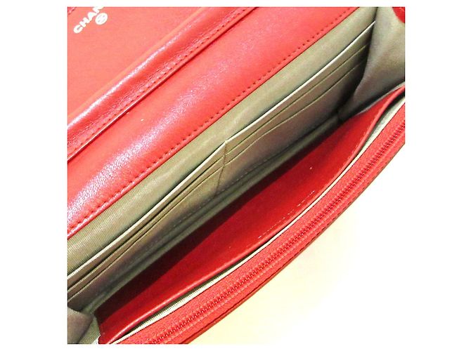 Chanel Wallet on Chain Rouge - vue 5