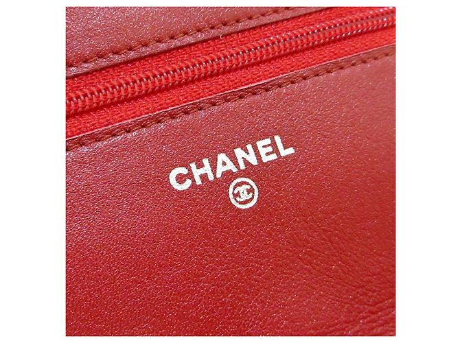 Chanel Wallet on Chain Rouge - vue 6