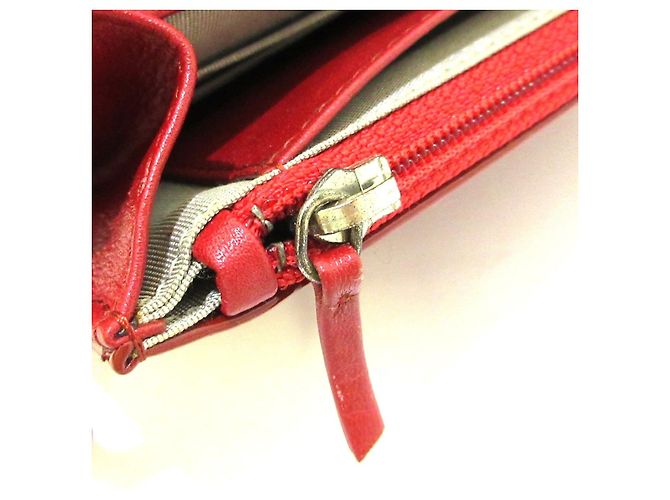 Chanel Wallet on Chain Rouge - vue 7