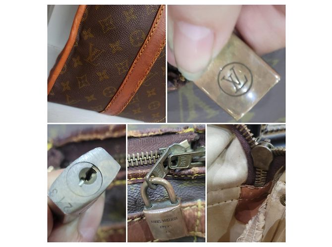 Louis Vuitton Sac Chaussures Borsa da viaggio Marrone - vista 10