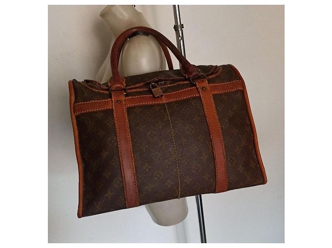 Louis Vuitton Sac Chaussures Borsa da viaggio Marrone - vista 11