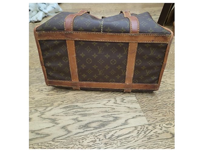 Louis Vuitton Sac Chaussures Borsa da viaggio Marrone - vista 4