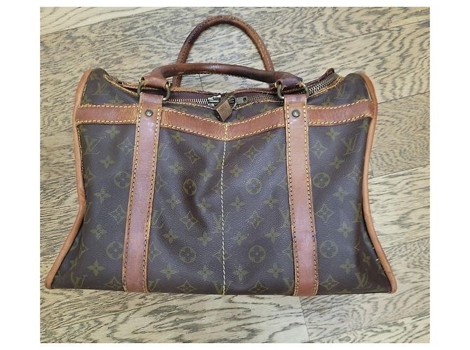 Louis Vuitton Sac Chaussures Borsa da viaggio Marrone - vista 5