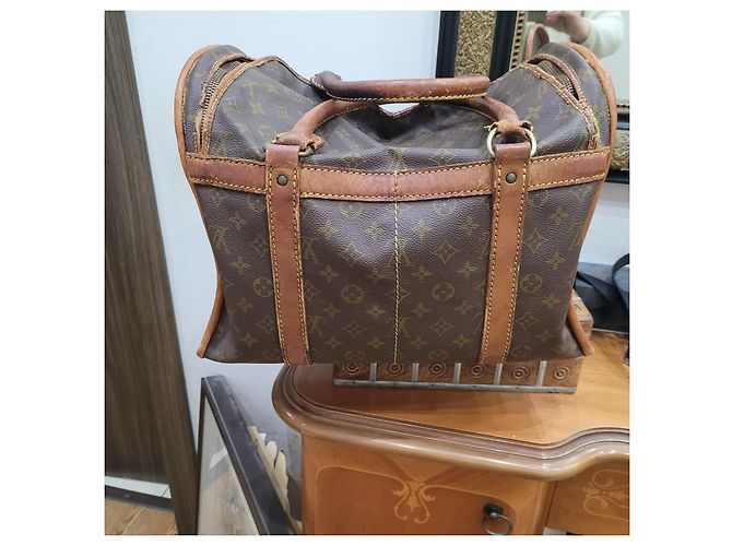 Louis Vuitton Sac Chaussures Borsa da viaggio Marrone - vista 7