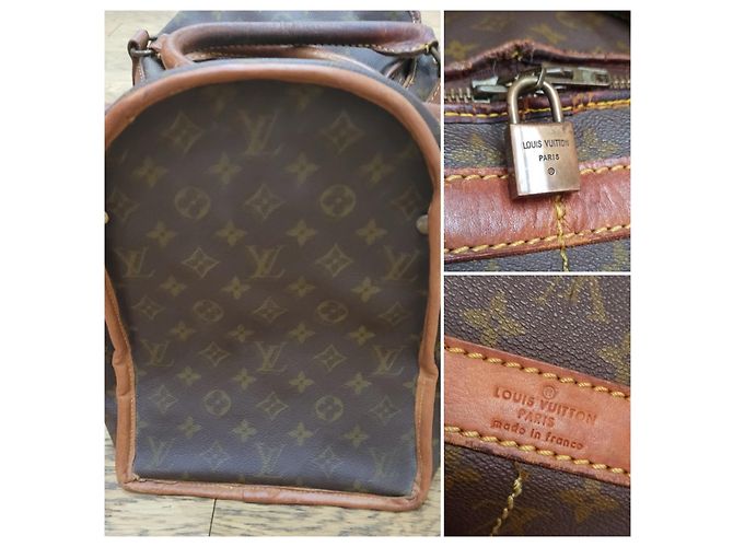 Louis Vuitton Sac Chaussures Borsa da viaggio Marrone - vista 9