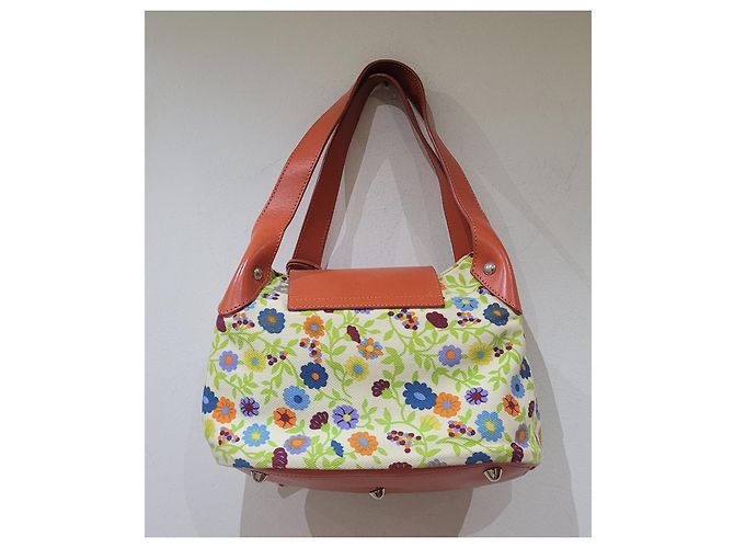 Dolce & Gabbana Dolce e Gabbana borsa arancione floreale - vista 2