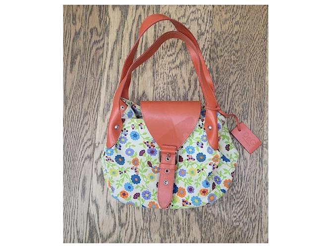Dolce & Gabbana Dolce e Gabbana borsa arancione floreale - vista 5