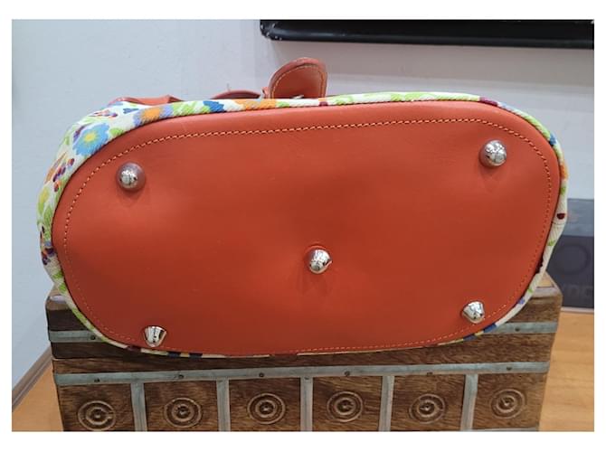 Dolce & Gabbana Dolce e Gabbana borsa arancione floreale - vista 8