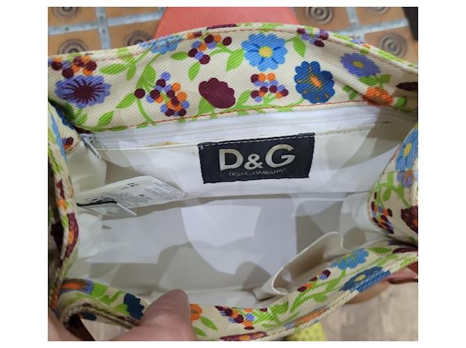 Dolce & Gabbana Dolce e Gabbana borsa arancione floreale - vista 9