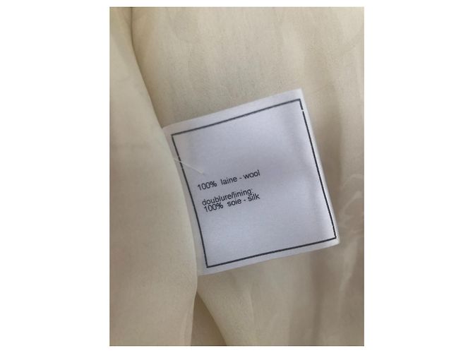Chanel-Jacke aus beiger Wolle - Ansicht 11