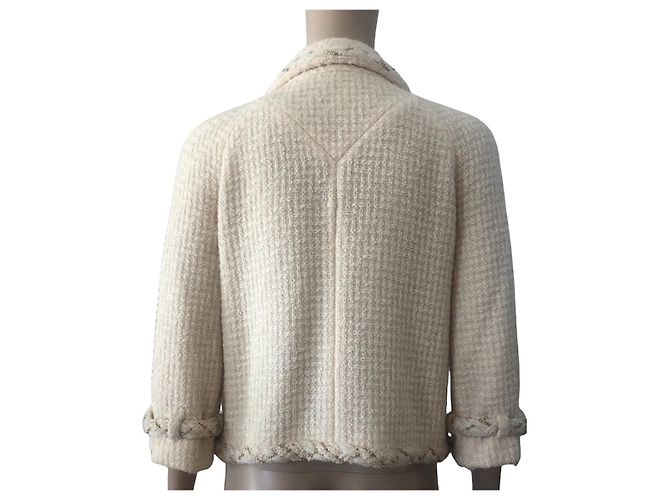 Chanel-Jacke aus beiger Wolle - Ansicht 5