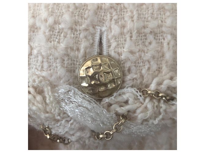 Chanel-Jacke aus beiger Wolle - Ansicht 9