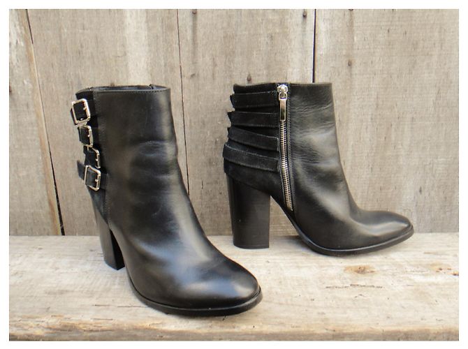 botines IKKS p 38 Nueva condición Negro - vista 2