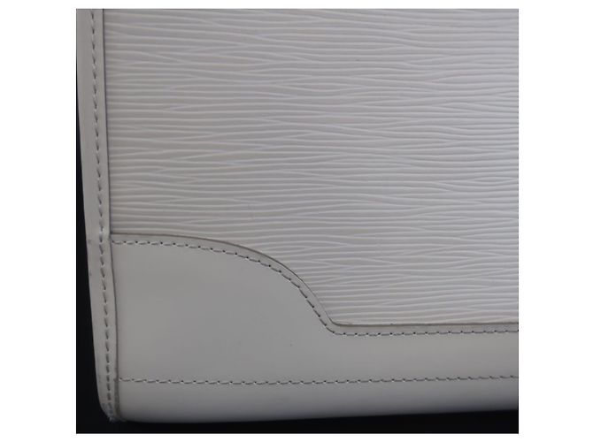 LOUIS VUITTON circa 2008 - Borsa GM "Madeleine" in pelle Epi avorio Bianco - vista 6