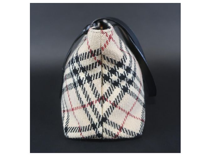 BURBERRY - Borsa a mano in maglia - vista 4